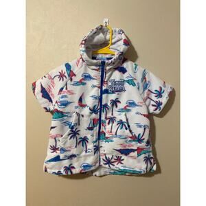 Tommy Bahama Beach Cover Up Full Zip youth Girls size 3T-6